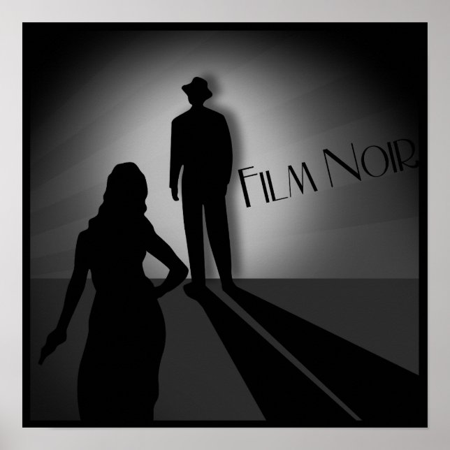 Affiches vintage classic film noir (Devant)