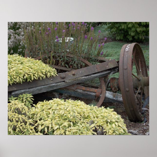 Affiches Vintage Farm Wheels (Devant)