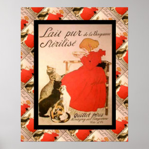 Affiches Vintage French advertising, Lait Pur