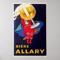 Vintage French Biere Allary par Jean D'Ylen