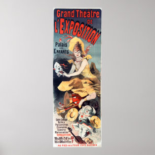 Affiches Vintage French Children's Theater Advertisement