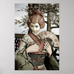 Affiches Vintage Geisha