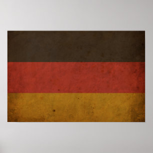 Affiches Vintage Germany Flag