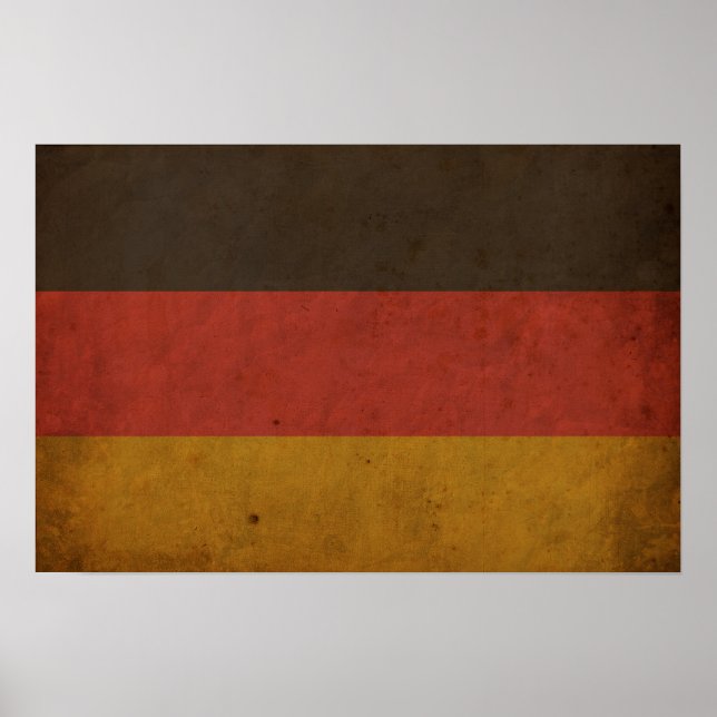 Affiches Vintage Germany Flag (Devant)