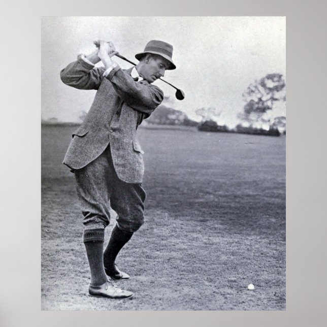 Affiches Vintage Golfer : Harry Vardon (Devant)