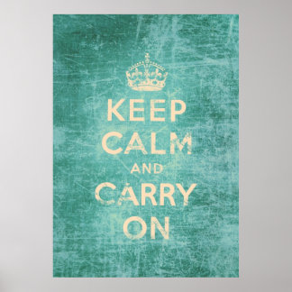 Affiches Vintage keep calm and carry on