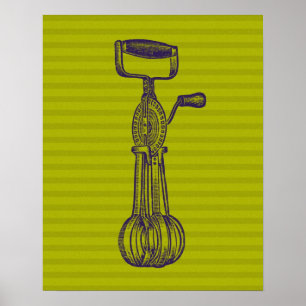 Affiches Vintage Kitchen Mixer