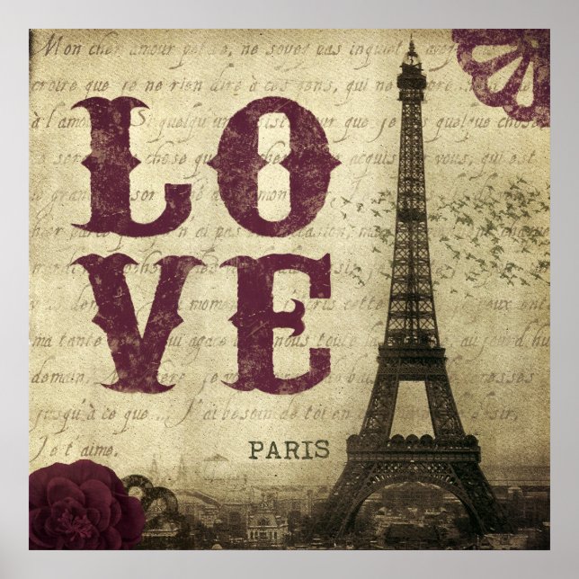 Affiches Vintage Paris (Devant)