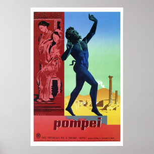 Affiches Vintage Pompéi