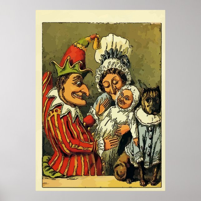 Affiches Vintage Punch et Judy (Devant)