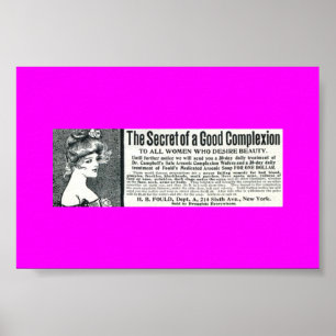 Affiches Vintage Rare Ad ARSENIC SOAP, Articles de toilette