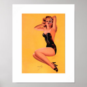 Affiches Vintage Retro Billy DeVorss Pinup Girl