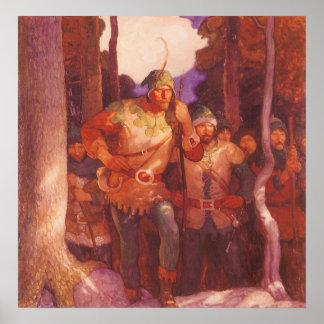 Affiches Vintage Robin des Bois et ses Joyeux Hommes par NC