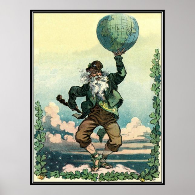 Affiches Vintage : Saint Patrick's day - (Devant)