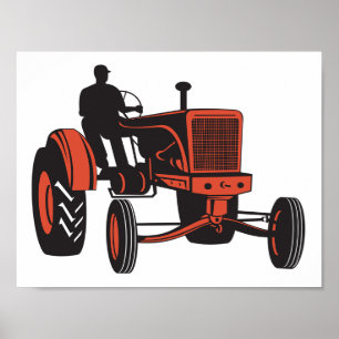 Affiches Vintage Tractor