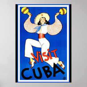 Affiches Vintage - Visiter Cuba