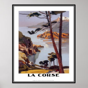 Affiches Vintage voyage Corse -
