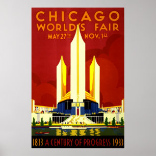 Affiches Vintage voyage de l'Exposition universelle de