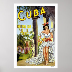 Affiches Vintage voyage du Cuba