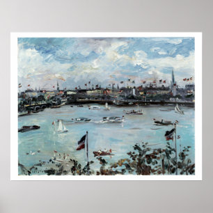 Affiches Vintage voyage Hambourg Allemagne