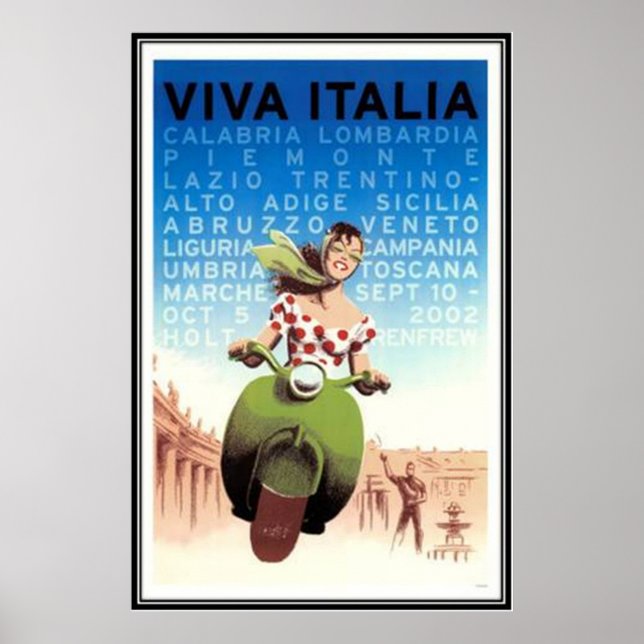 Affiches Vintage Voyage Italie - (Devant)