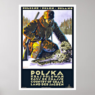Affiches Vintage voyage Polska Pologne
