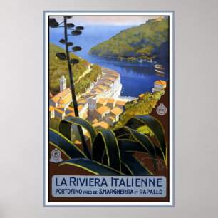 Affiches Vintage voyage Riviera italien