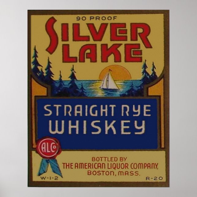 Affiches Vintage Whiskey Advertisement Reproduction (Devant)