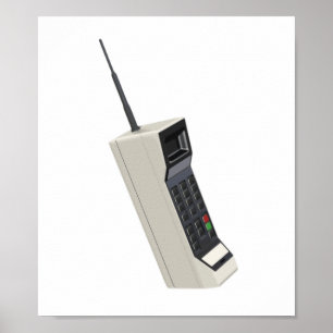 Affiches Vintage Wireless Cellular Phone