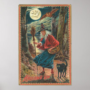 Affiches vintages de classique de cartes de voeux