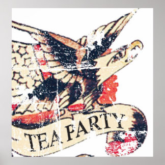 Affiches vintages de la Tea Party