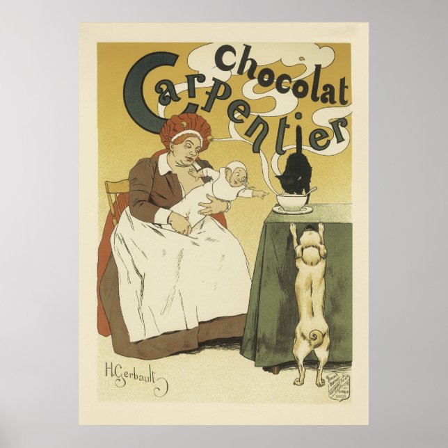 Affiches vintages en français - Chocolat (Devant)