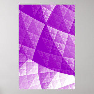 Affiches Violet abstract pattern
