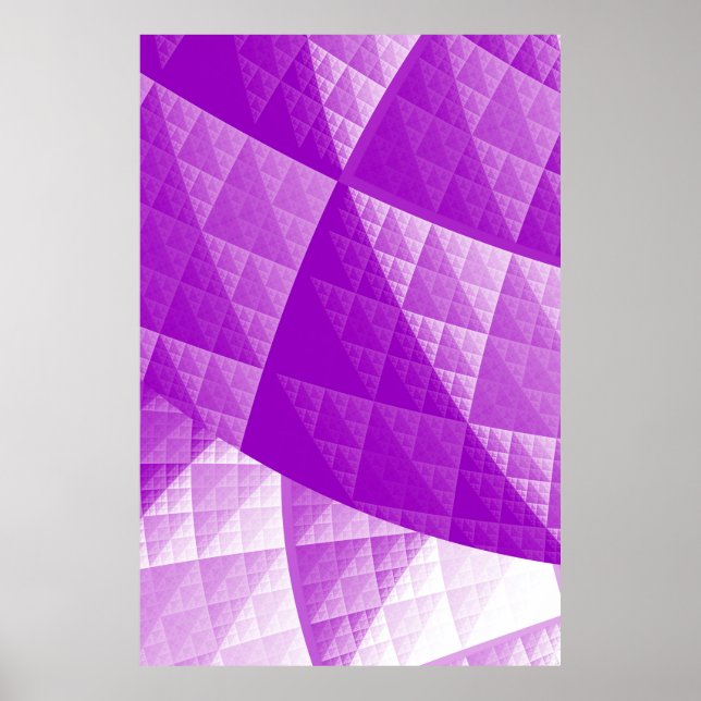 Affiches Violet abstract pattern (Devant)