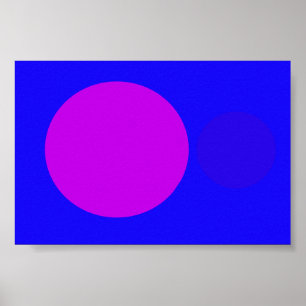 Affiches Violet bleu