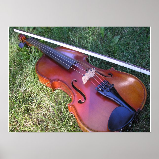 Affiches Violon ensoleillé (Devant)