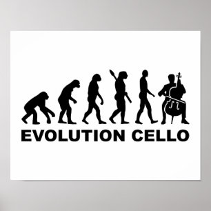 Affiches Violoncelle d'évolution