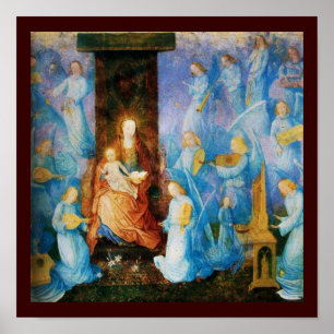 AFFICHES VIRGIN WITH CHILD - CONCERT OF ANGELS
