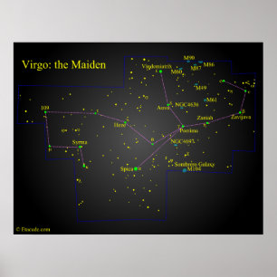 Affiches Virgo la constellation de Maiden