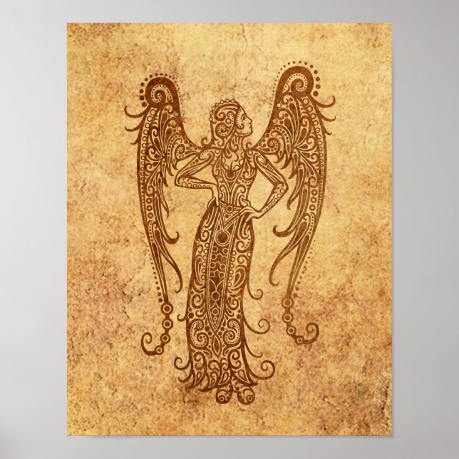 Affiches Virgo Zodiac vintage (Devant)