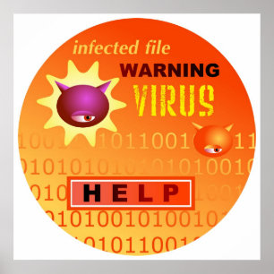 Affiches Virus informatique