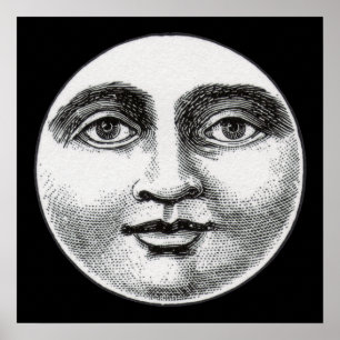 Affiches Visage de la lune