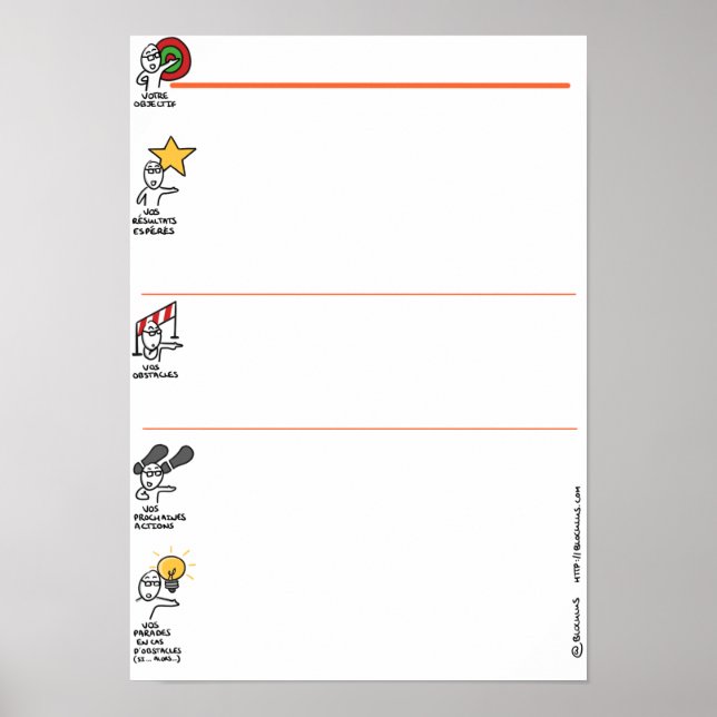 Affiches Vision Board, un avis pour ses rêves (Devant)