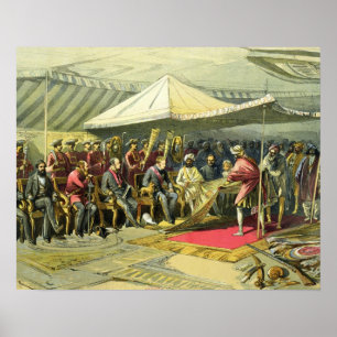 Affiches Visite de retour du Viceroy au Maharajah o