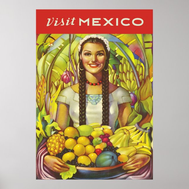 Affiches Visiter le Mexique (Devant)