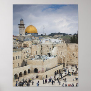 Affiches Visiteurs, Western Wall Plaza & Dome of the Rock