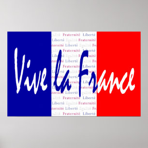Affiches Vive La France Poster, Français, Vin, Sports