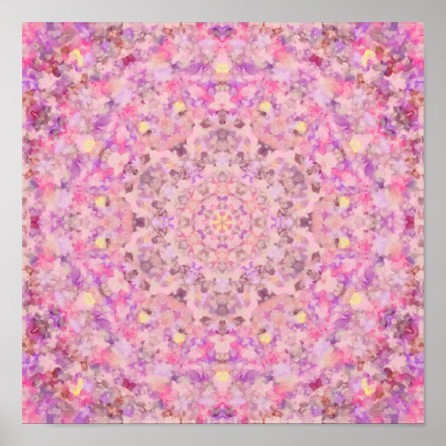 Affiches Vivienne Oil Paint Mandala (Devant)