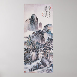 Affiches Vivre dans les montagnes
