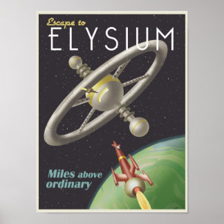 Affiches Vivre dans une station spatiale